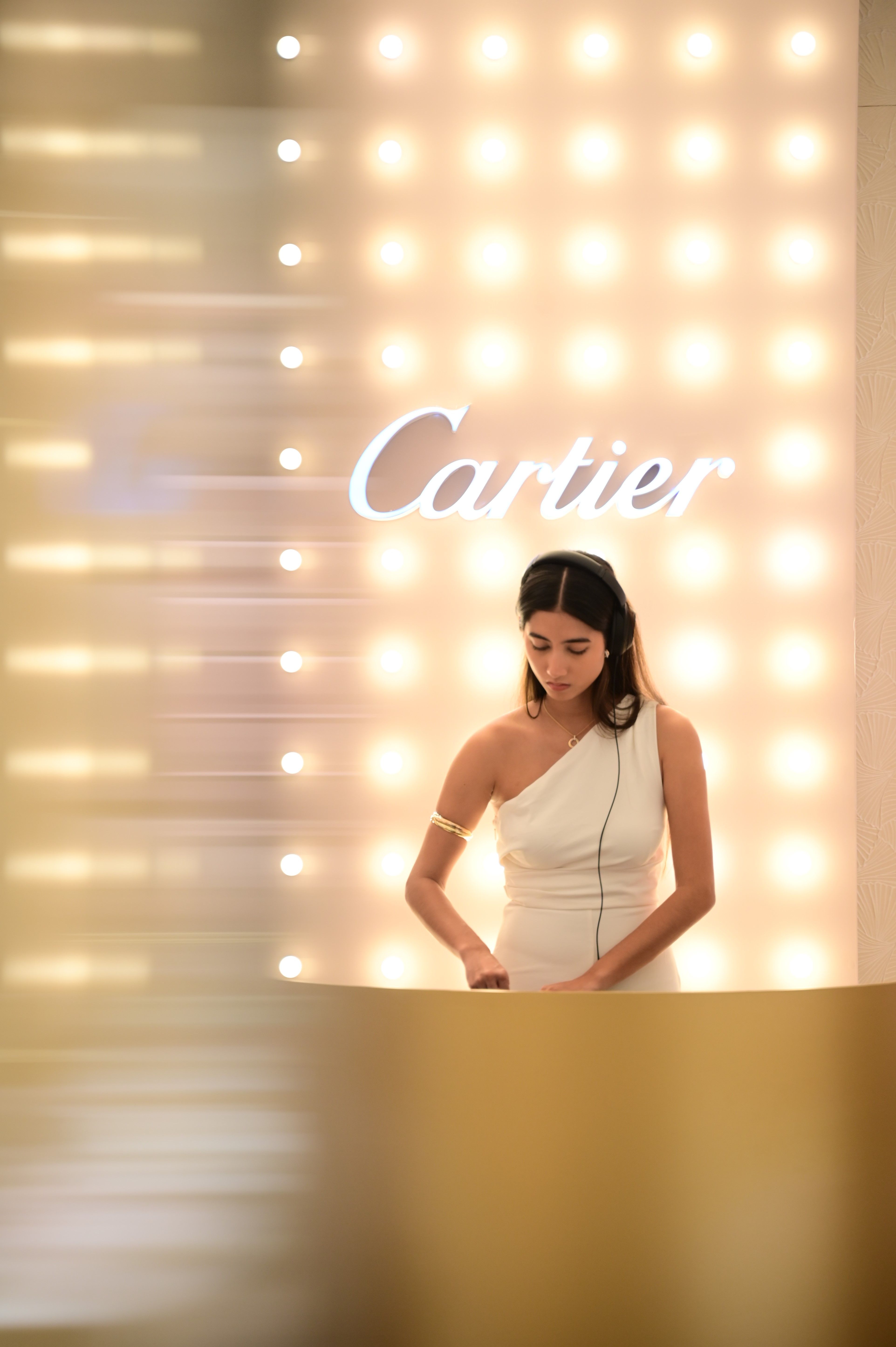 Tatiana Rodrigo DJs at the Cartier Trinity Celebration.JPG