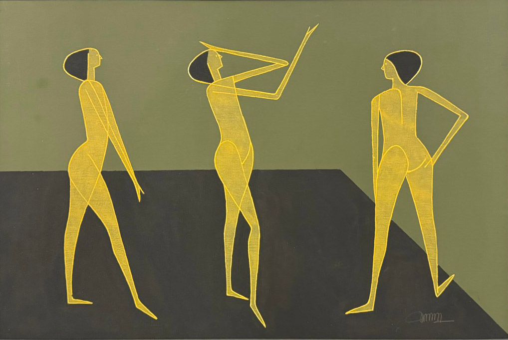 WOMEN CONVERSINGAcrylic, 200224” x 36”.jpg