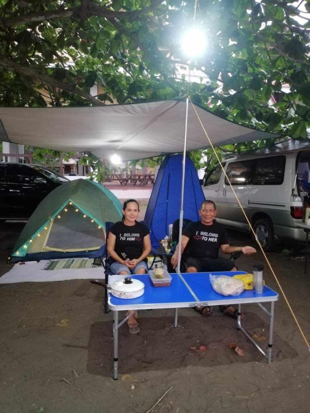 Zaldy and Claire Ramones at their home for the weekend at River Camp in Tanay, during the second anniversary of the Senior Car Campers Plus, Sept. 28-30, 2024..jpg