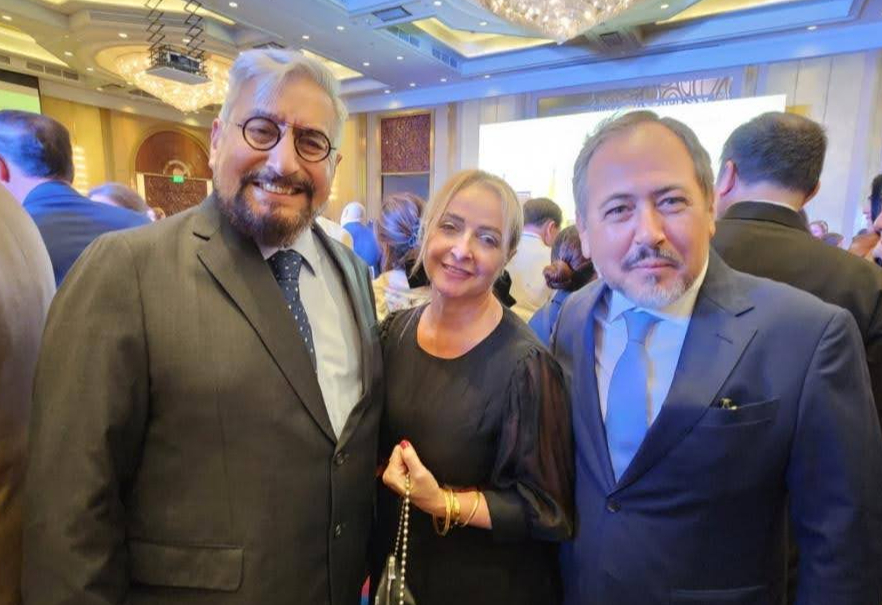 Amb Daniel Hernández Joseph, Mme Urriste, Amb Alvaro Jara Bucarey.jpg