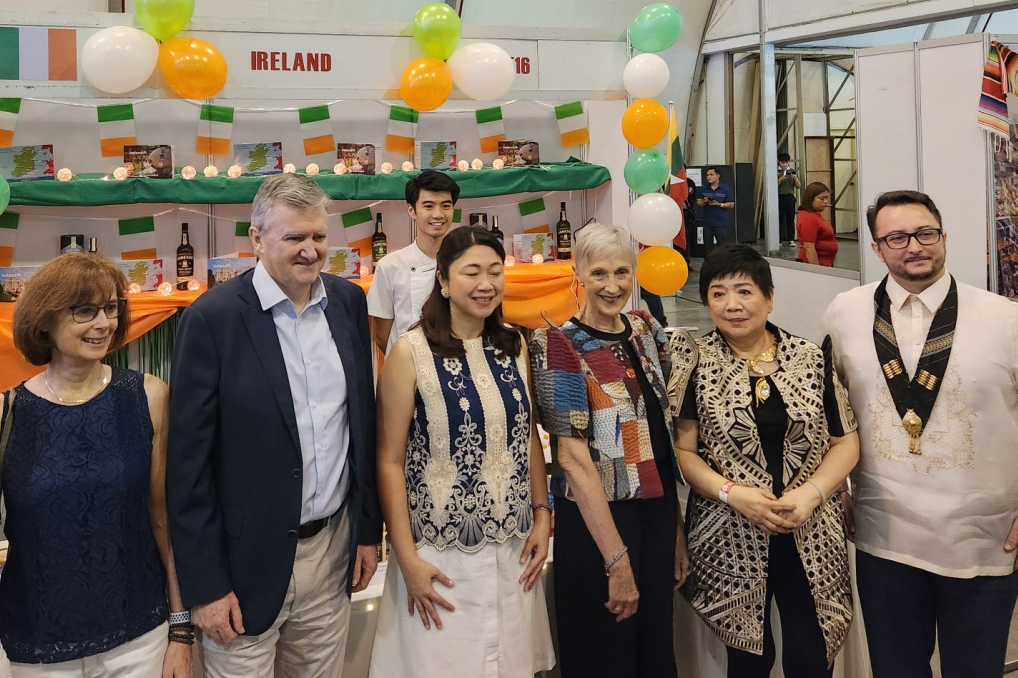 Ambassador Ireland Embassy William Carlos and spouse Mme. Irene Carlos.png