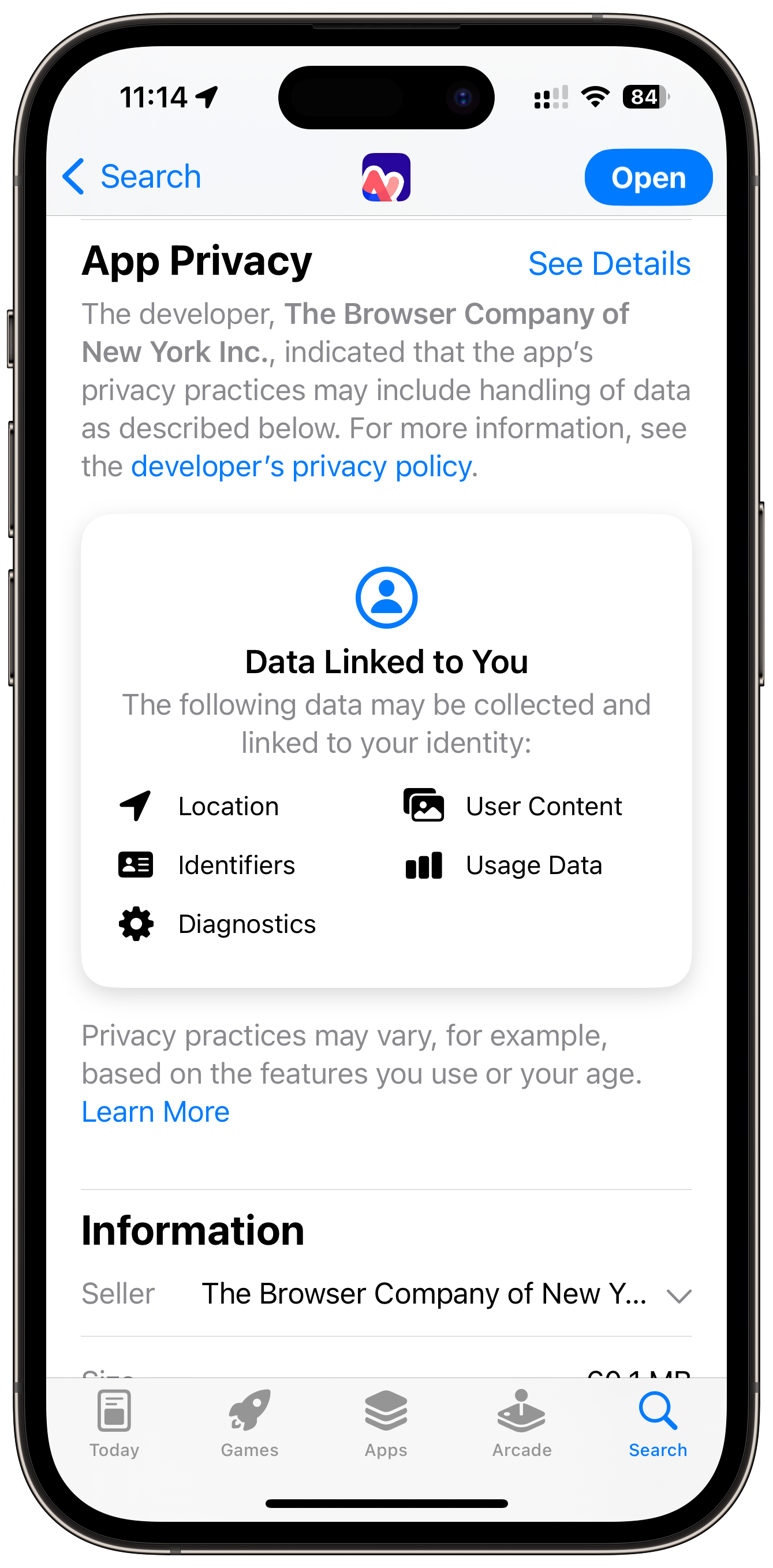 AppPrivacyLabel.PNG