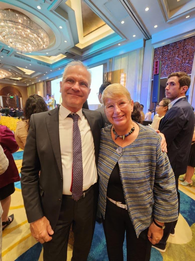 German Ambassador Dr. Andreas Pfaffernoschke and his wife Madam Marina.jpg
