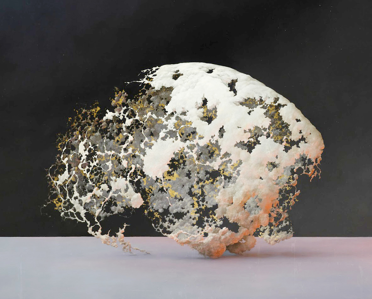 Globo, oil on gold leaf on canvas, 200x150 cm, 2023.jpeg