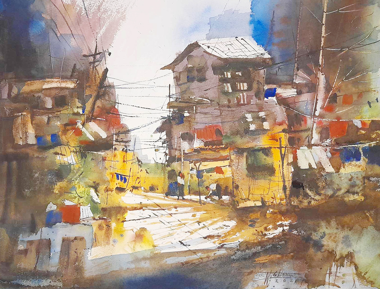 Kuwentuhan sa Umaga, Watercolor on Paper, 2023.jpg