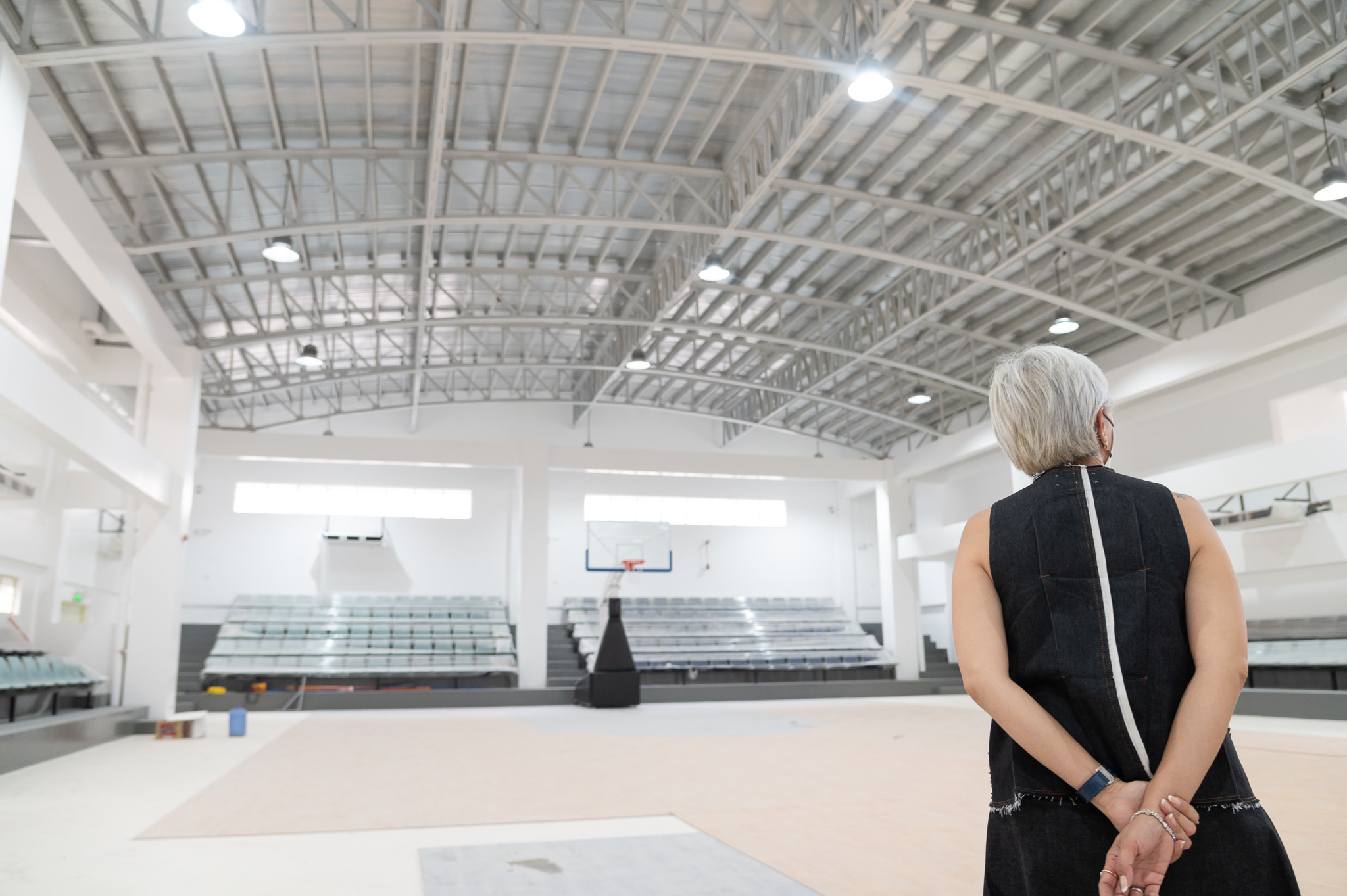 Manila Science High School Gymnasium with Manila Mayor Honey Lacuna-Pangan