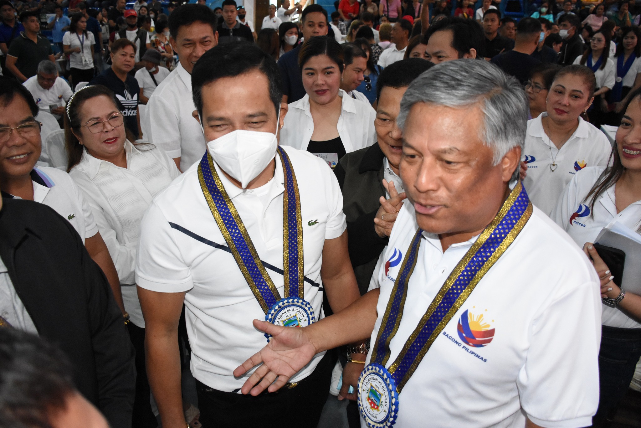 PAGCOR Chairman and CEO Alejandro H. Tengco and Gov Daniel R. Fernando.jpg