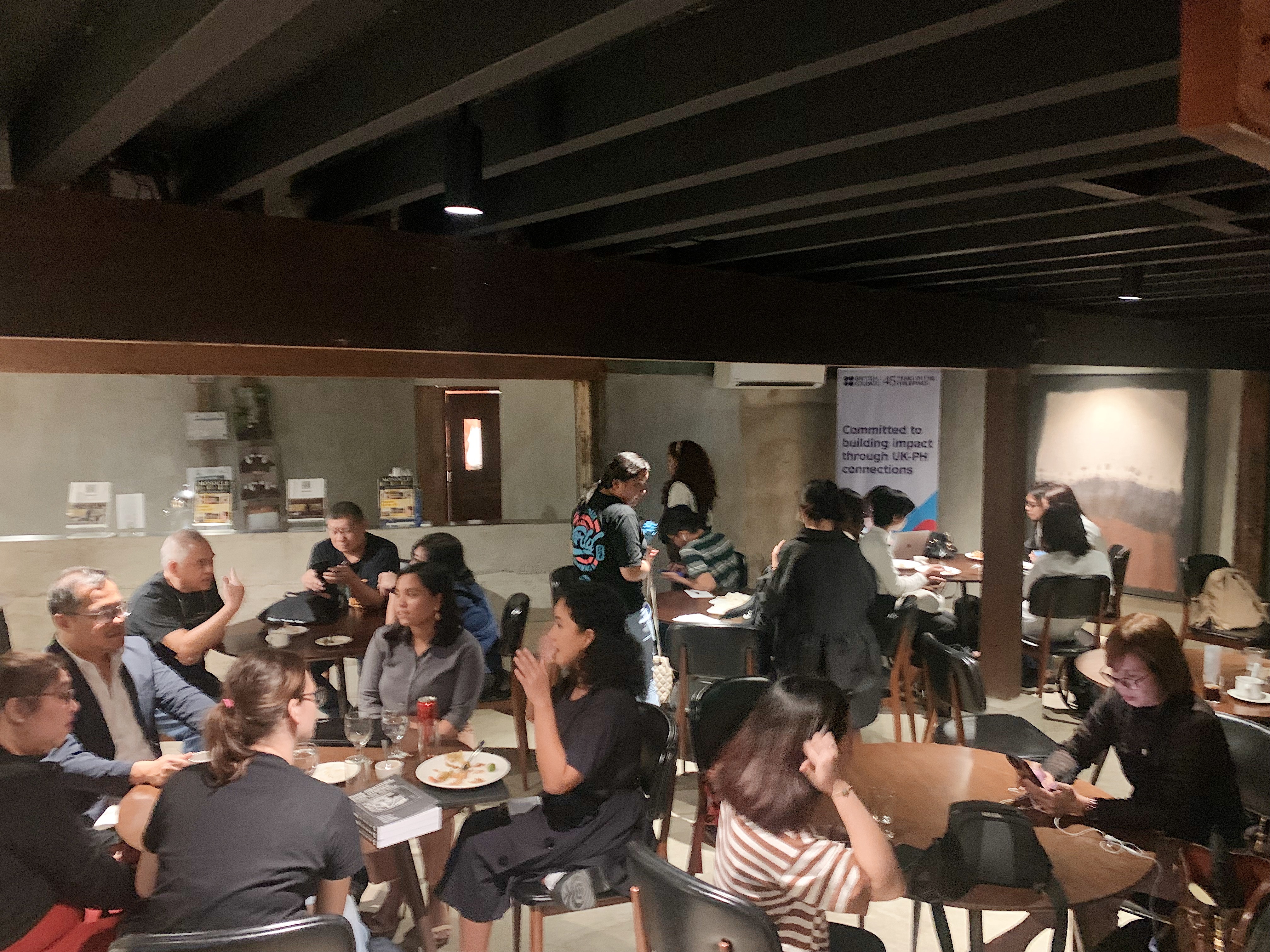 Playlist attendees debriefing after watching the environmental films..JPG