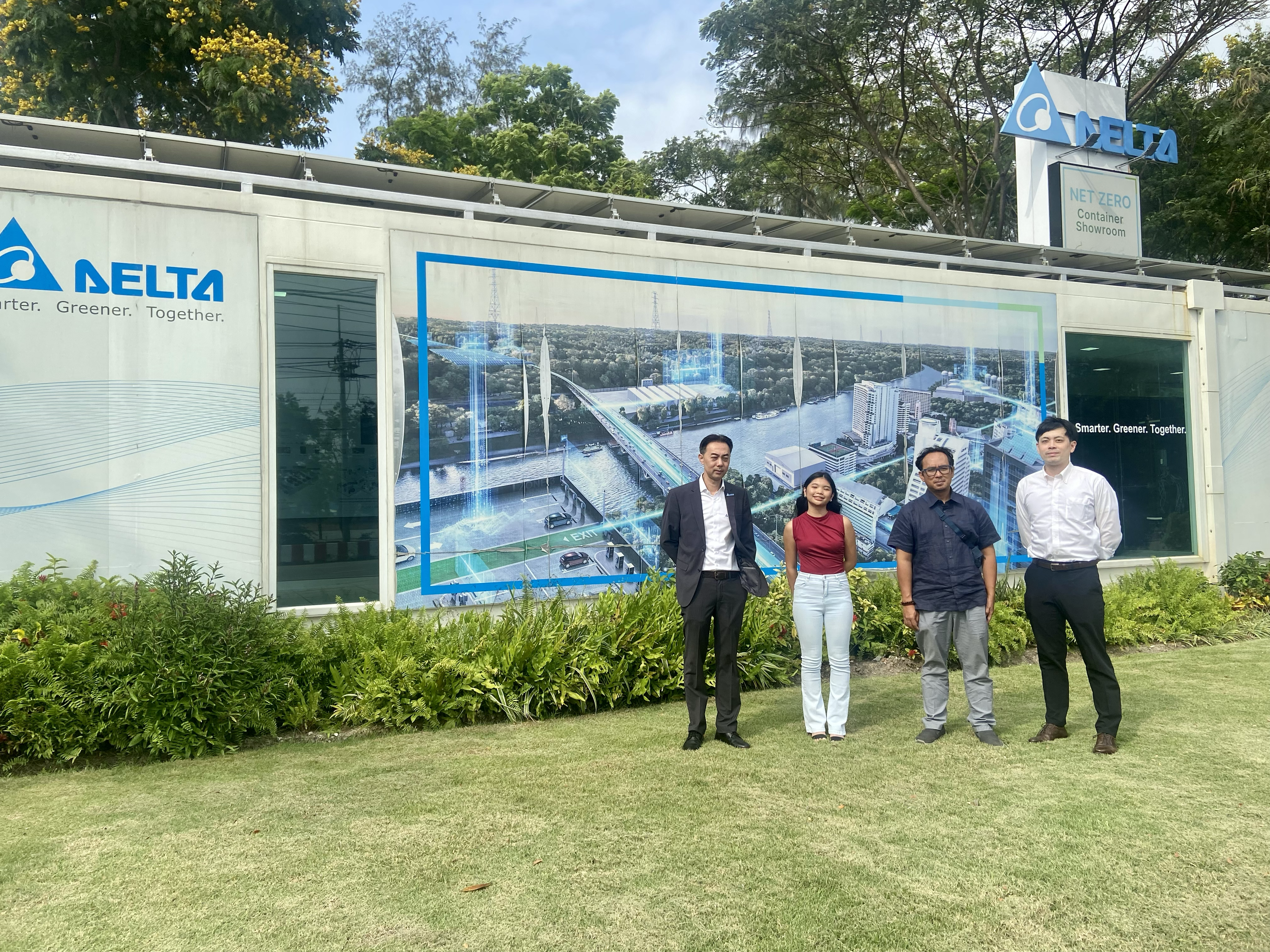 Tour at the Delta Container Showroom at Amata City.png