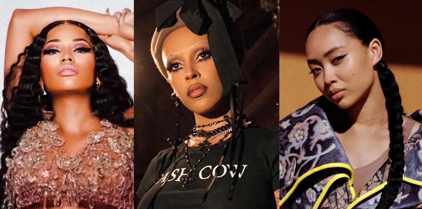 left to right Nicki Minaj Doja Cat Griff from Facebook.jpg
