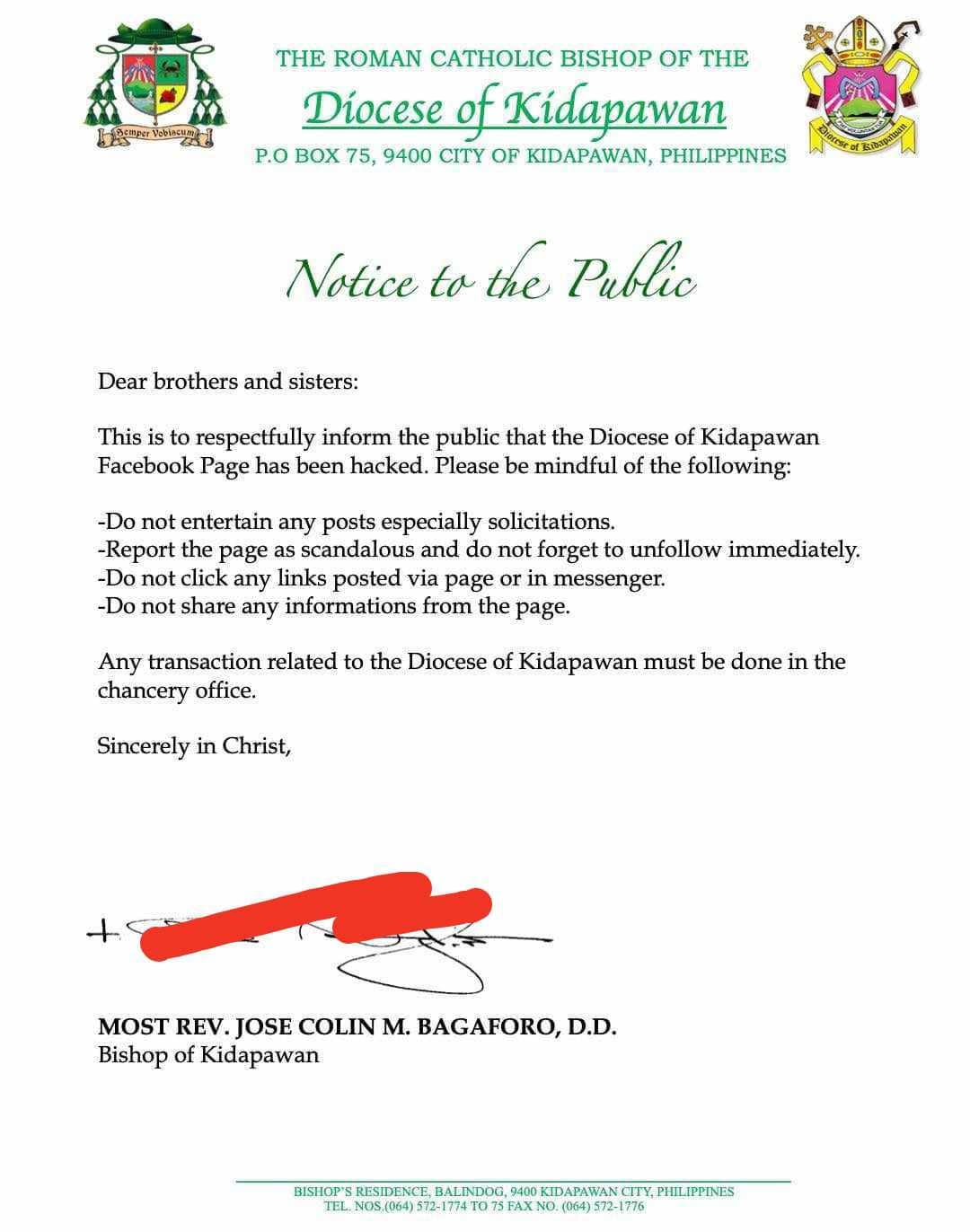 Bhishop Bagaforo warning.jpg