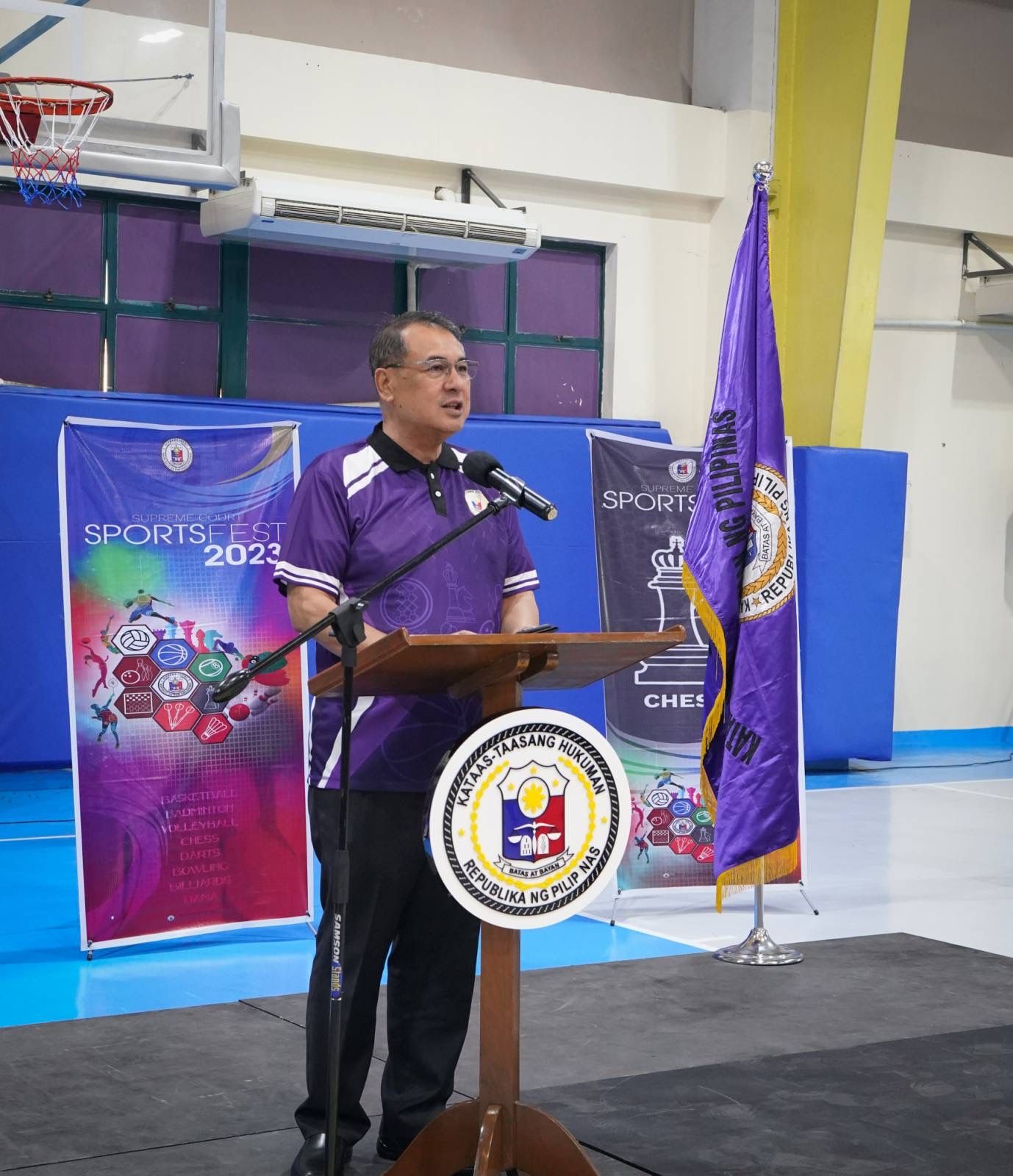 CJ Alexander G. Gesmundo during operning of SC's 2023 Sportsfest.jpg