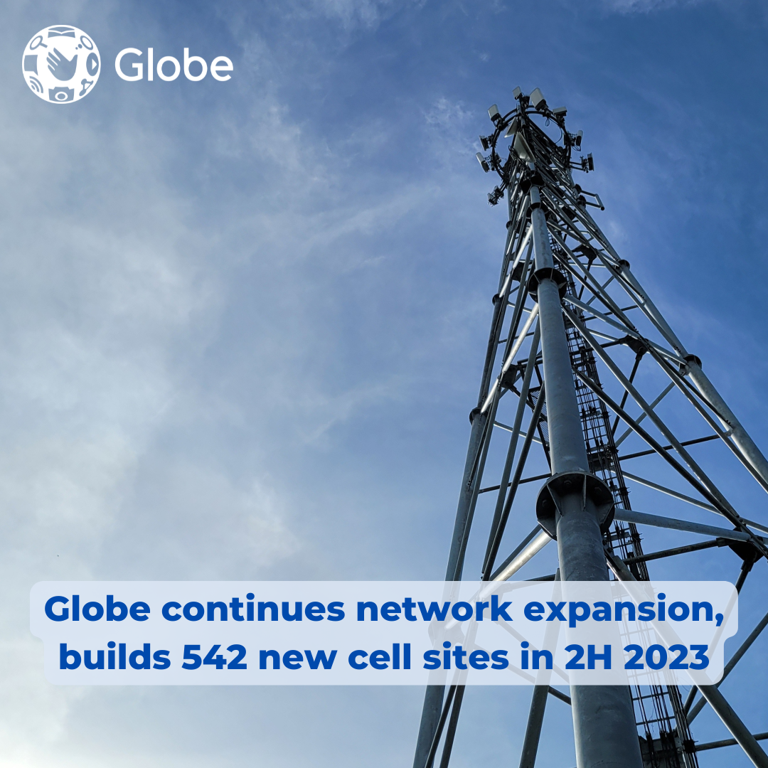 Globe continues network expansion, builds 542 new cell sites in 2H 2023.png