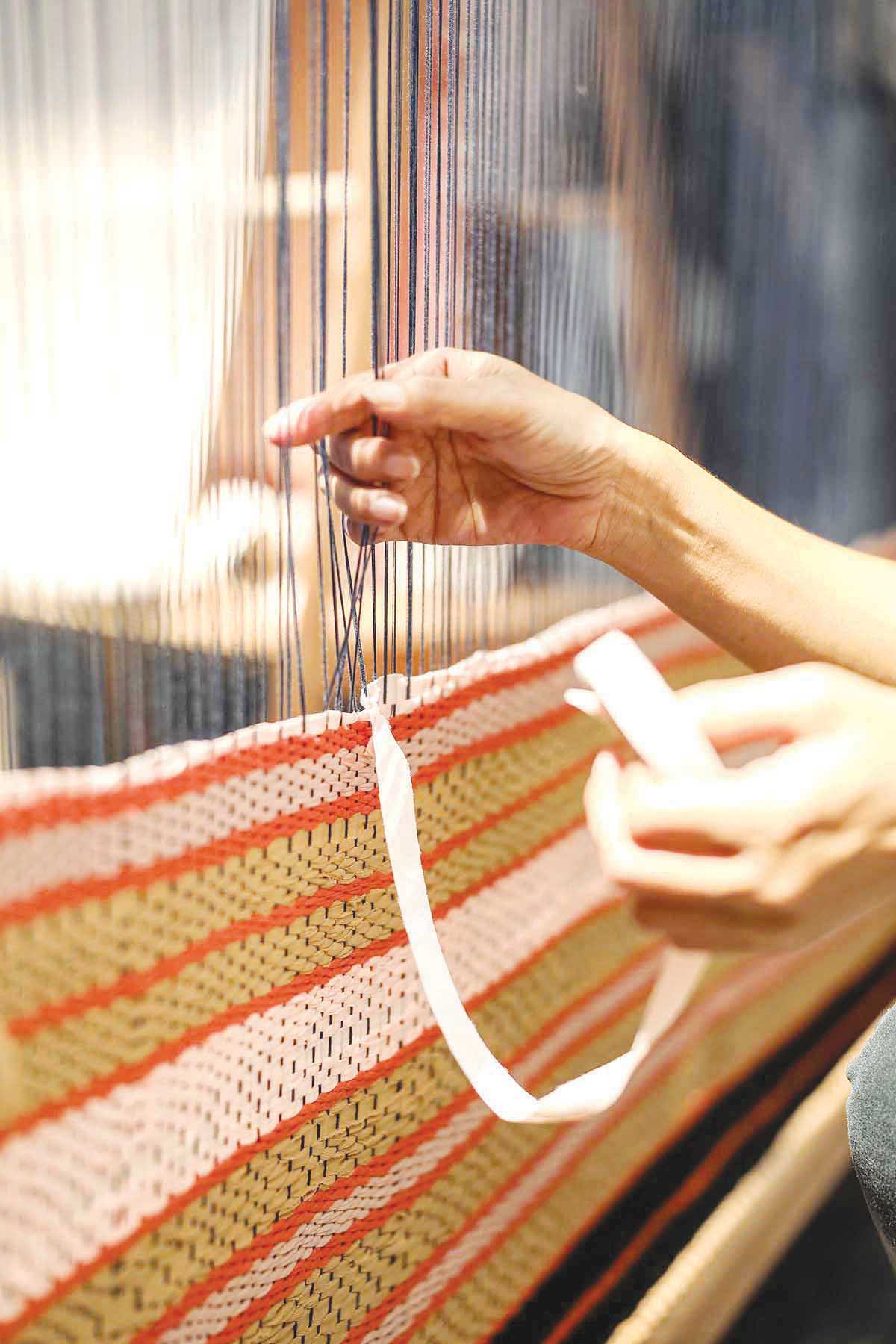 The craftsmanship of weaving to promote locally produced fabrics.jpg